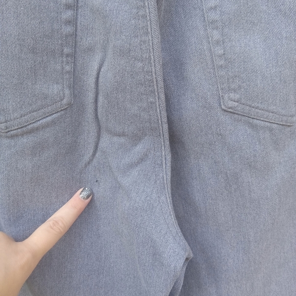 Lauren Jeans Co. Vintage Light Gray Mom Jeans Size 12 Ralph Lauren - Picture 5 of 8